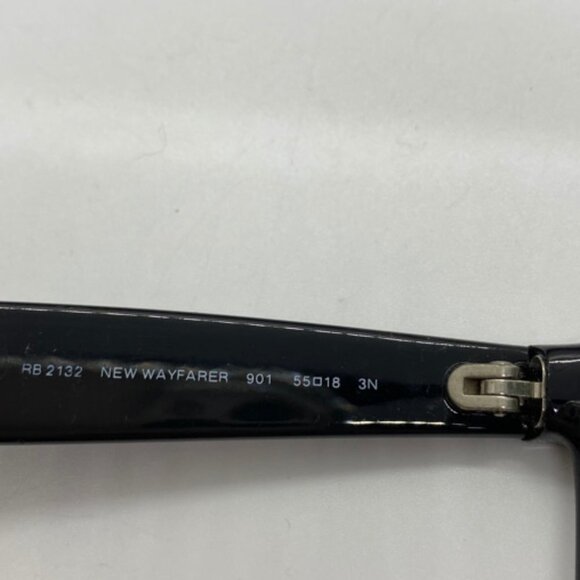 Ray-Ban "New Wayfarer" Black/Green RB 2132 - Picture 4 of 8